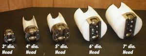 Lock Seaming Heads are interchangeable